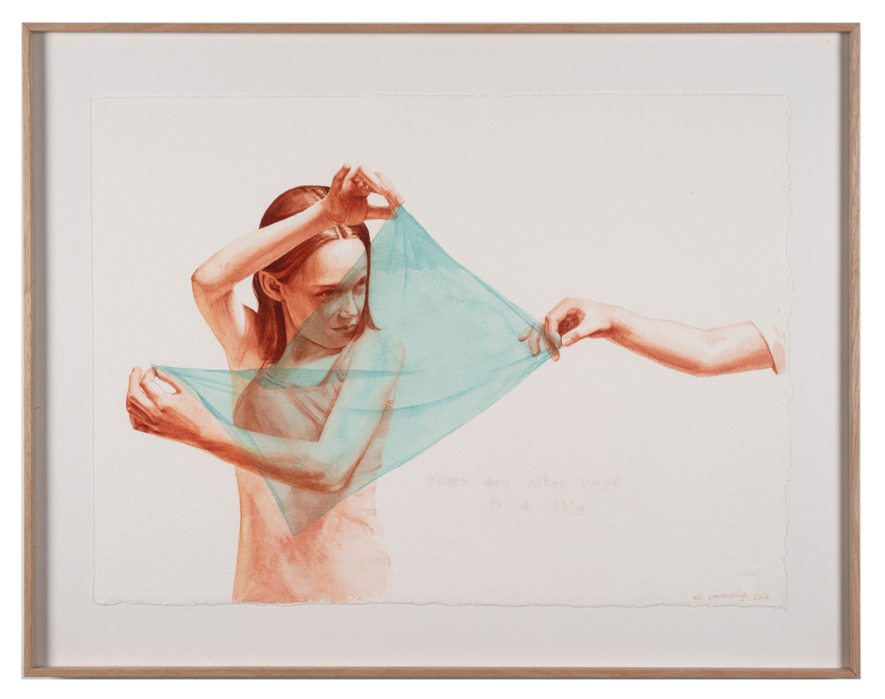 Ali Cavanaugh, "There Are Other Ways to Do This," 2006, watercolor on paper, 25 x 28 in.