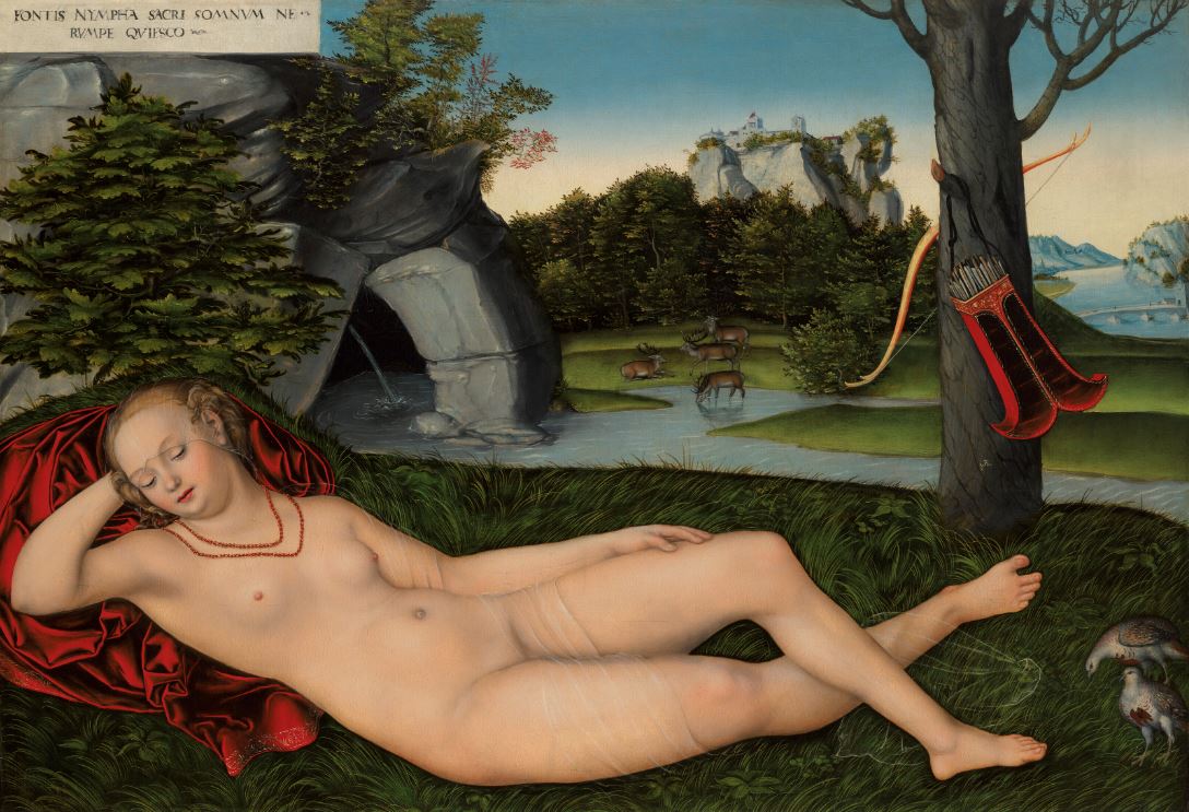 art auction Lucas Cranach the Elder nymph of spring