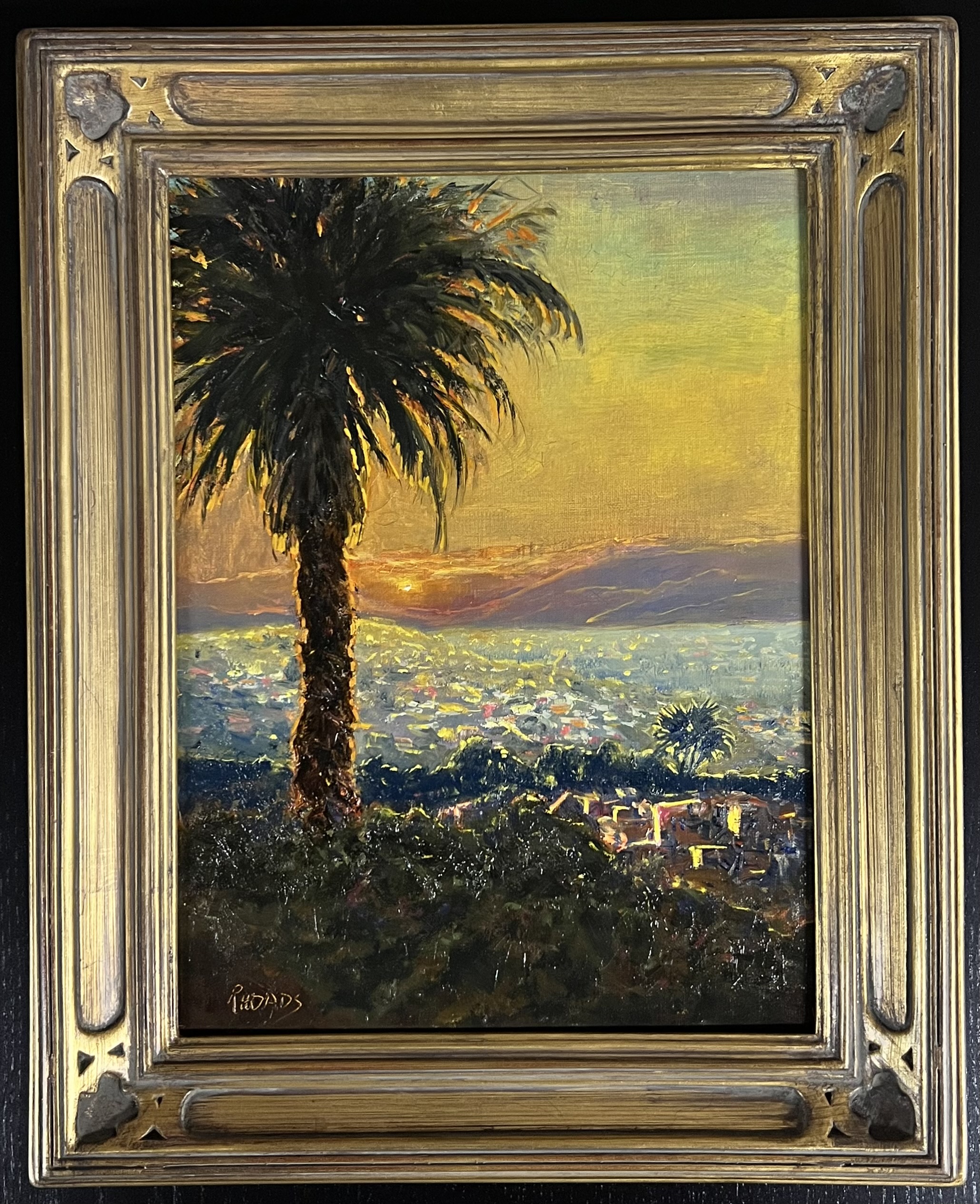 art auction - Eric Rhoads, "San Miguel de Allende Sunset," 9 x 12 in.