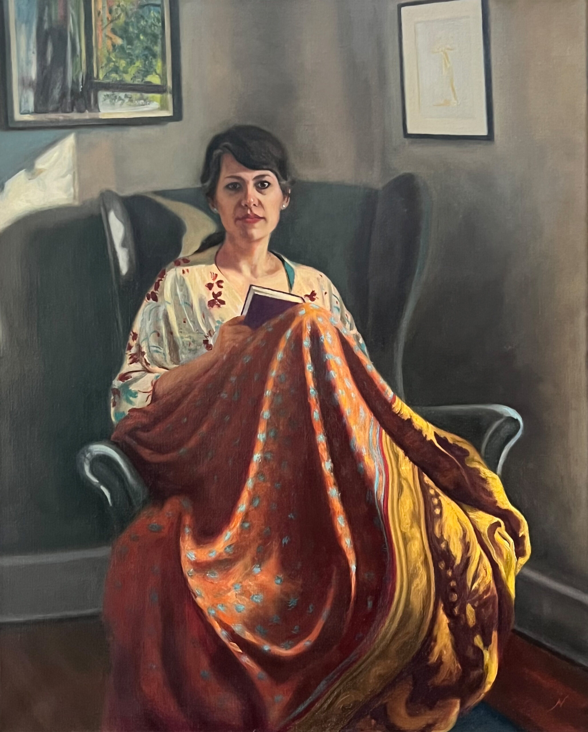 Nathan Bertling, "Bright Spot," oil on linen, 24 x 30 in.
