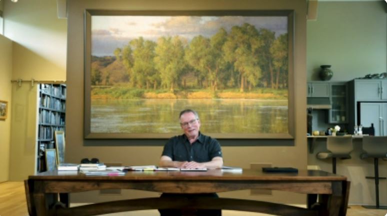 From Clyde Aspevig's presentation on contemporary realism landscape painting