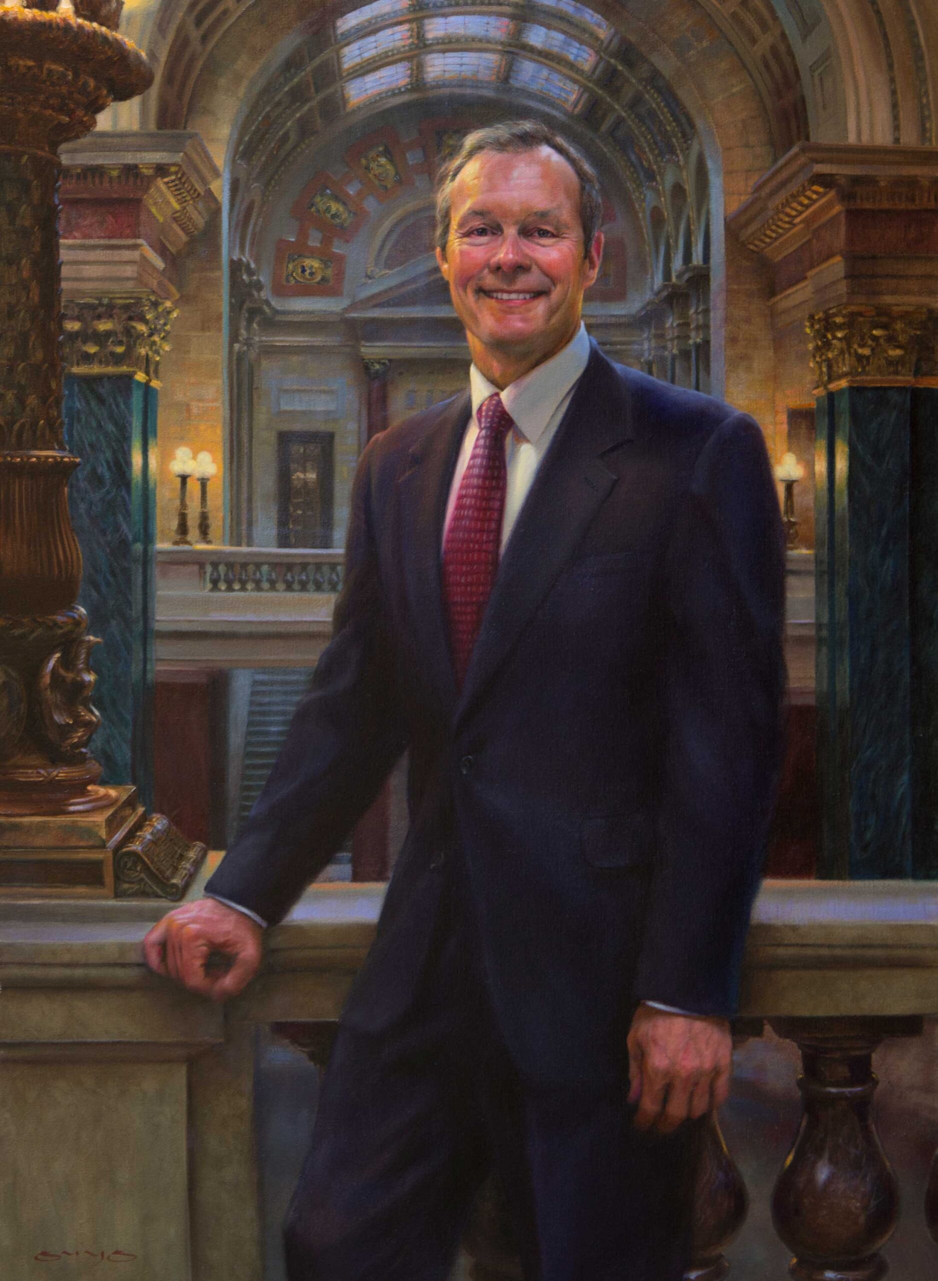 contemporary realism representational art painting of Scott McCallum