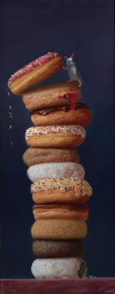 Contemporary still life paintings - Stuart Dunkel - Trouble Maker