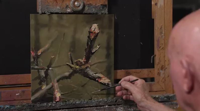 From C.W. Mundy's "3-D realism" painting demonstration