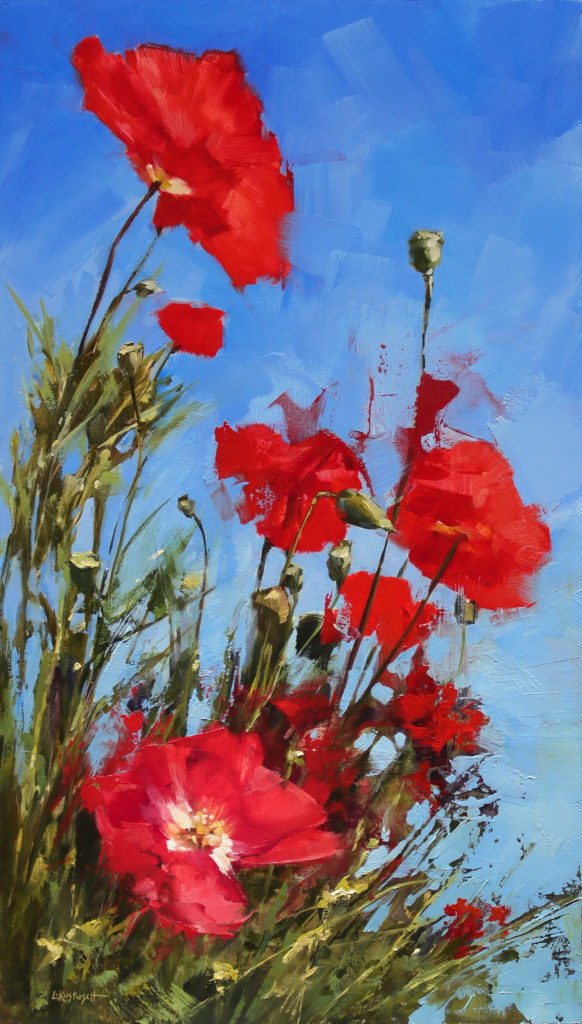 Art collecting - floral paintings