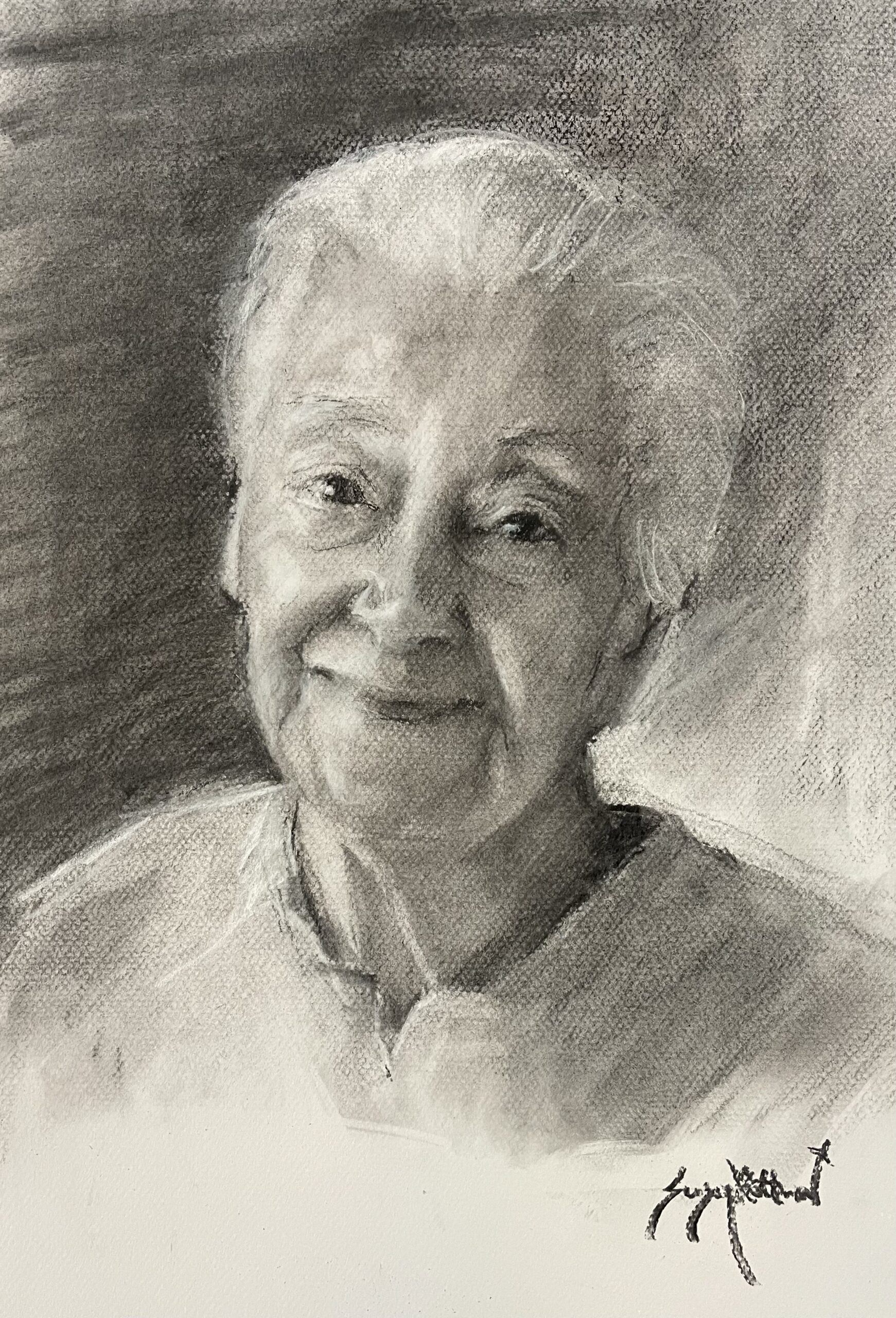 Susan Patton, "Gran," graphite, 16 x 12 in., not for sale
