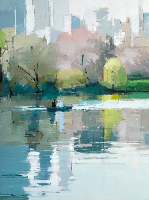 Paintings for Sale - Lisa Breslow, "Daydream," 2024, oil and pencil on panel, 16 x 12 in.