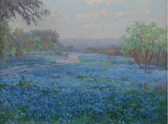 Onderdonk, A Field of Bluebonnets, San Antonio, 1921 Julian Onderdonk, "A Field of Bluebonnets, San Antonio," 1921