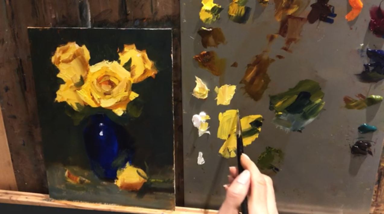 From Pat Fiorello's still life techniques lesson