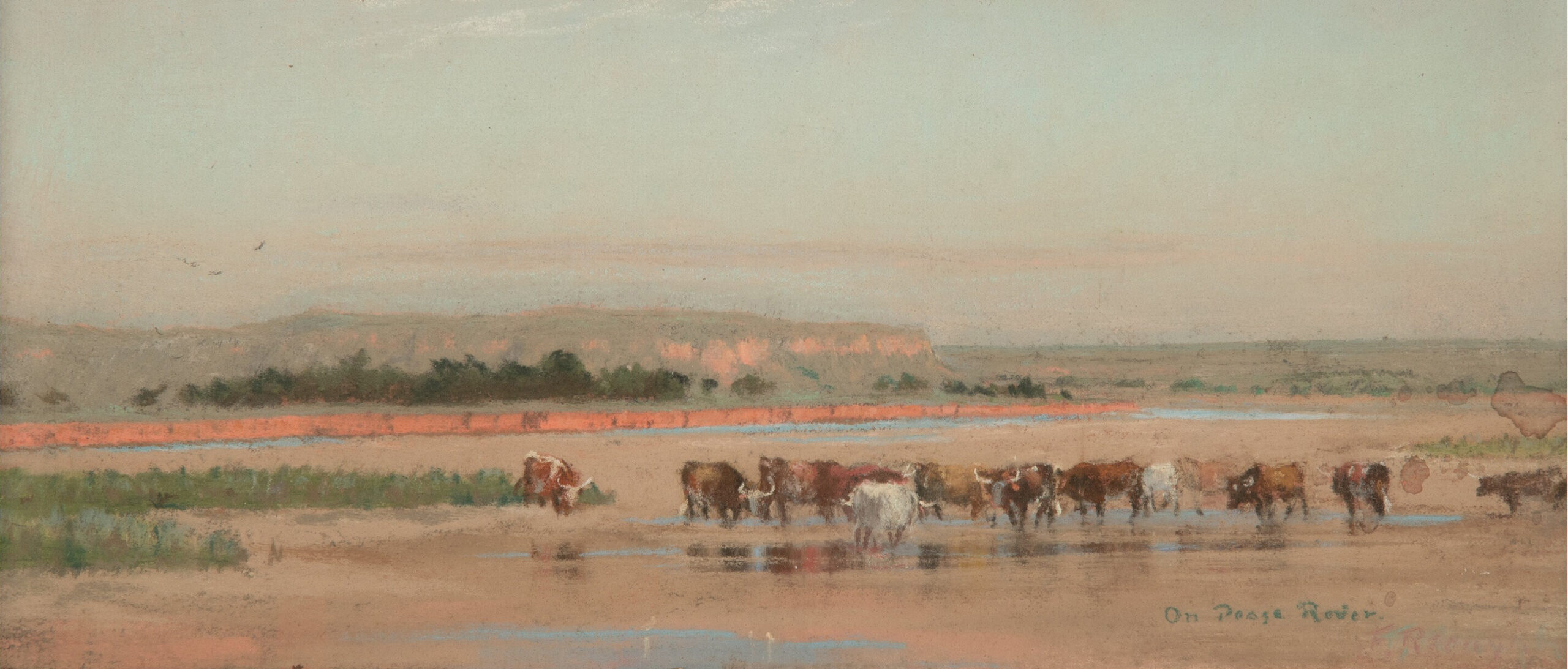 Frank Reaugh, "On Peace River"