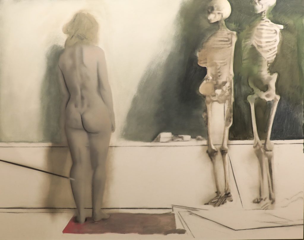 Tonal figurative art painting