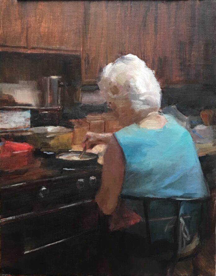 Still Stirring - Susan Patton Susan Patton, “Still Stirring (At 93),” Oil, 14x11 in., First Place Overall in the September 2024 PleinAir Salon