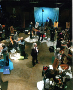 Dawn Whitelaw teaching art